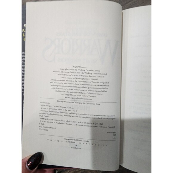 Warriors: Omen of the Stars #3: Night Whispers, Hunter, Erin, 9780061555152 - Picture 3 of 3